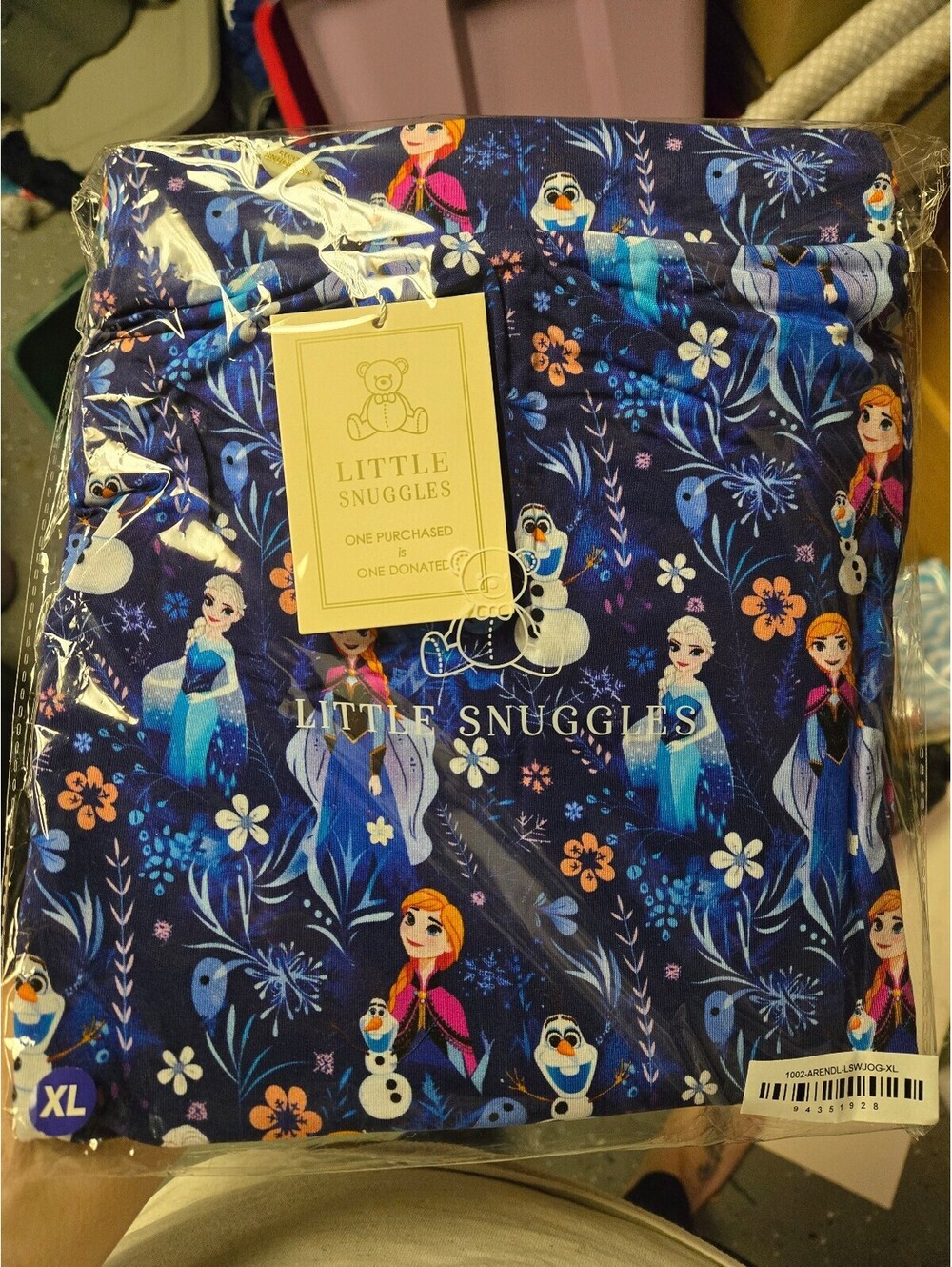 Xl frozen joggers little snuggles